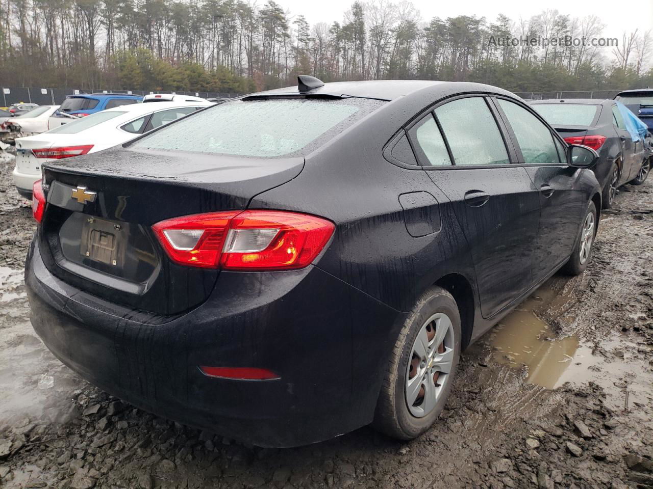 2017 Chevrolet Cruze Ls Black vin: 1G1BC5SM7H7202021