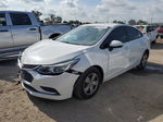 2017 Chevrolet Cruze Ls White vin: 1G1BC5SM7H7210250