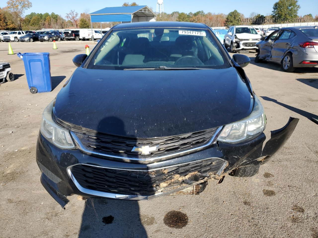 2017 Chevrolet Cruze Ls Black vin: 1G1BC5SM7H7255415