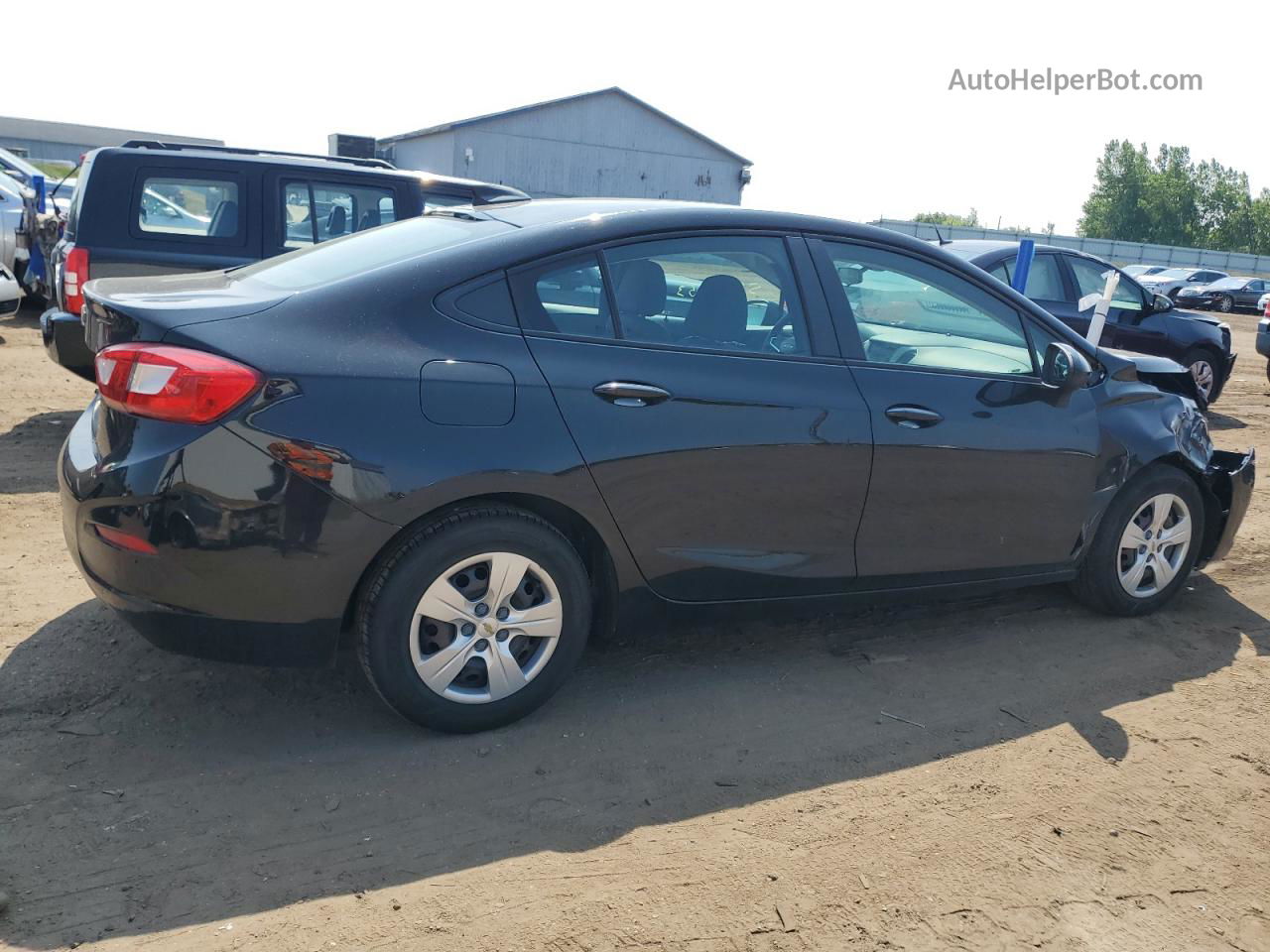 2017 Chevrolet Cruze Ls Black vin: 1G1BC5SM7H7270965