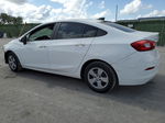 2018 Chevrolet Cruze Ls White vin: 1G1BC5SM7J7106234