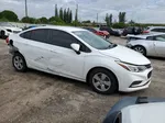 2018 Chevrolet Cruze Ls White vin: 1G1BC5SM7J7120344