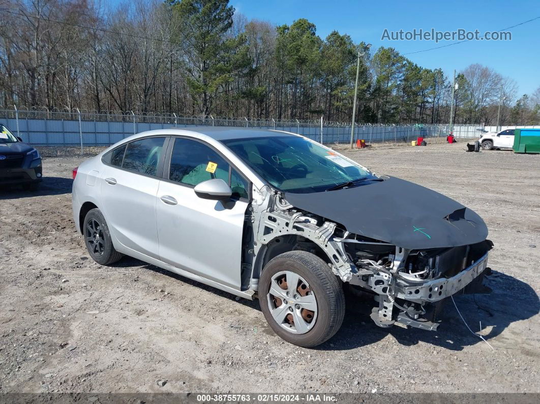 2018 Chevrolet Cruze Ls Auto Silver vin: 1G1BC5SM7J7126905