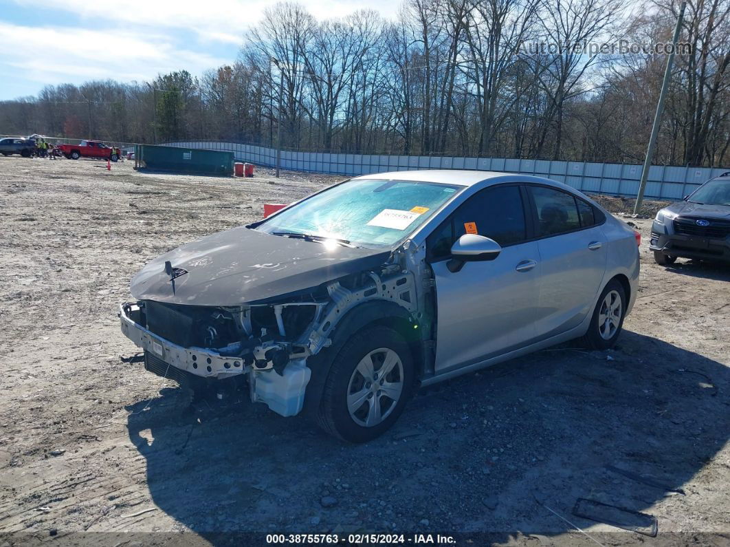 2018 Chevrolet Cruze Ls Auto Silver vin: 1G1BC5SM7J7126905