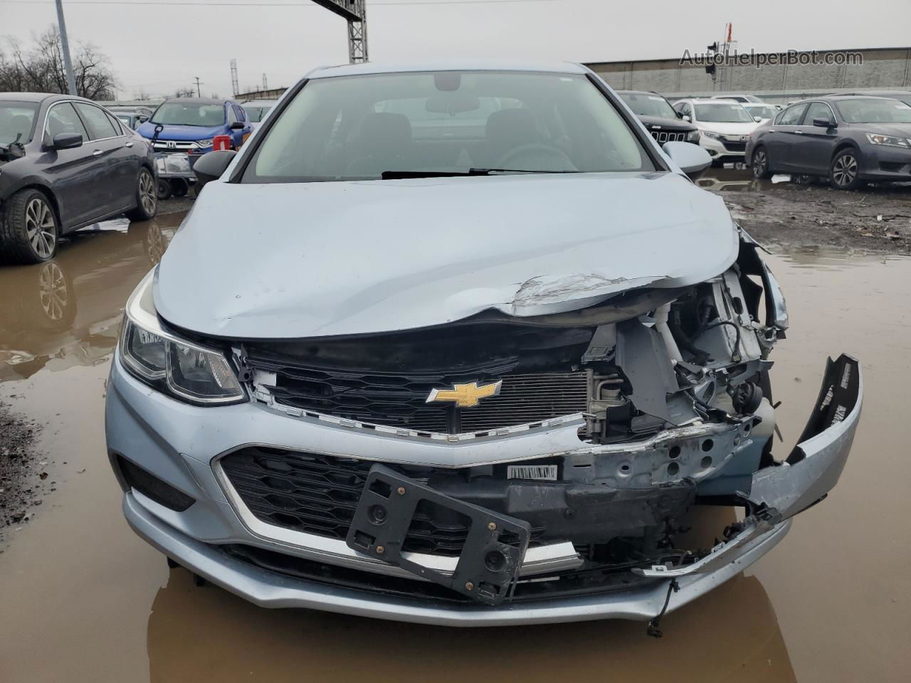 2018 Chevrolet Cruze Ls Blue vin: 1G1BC5SM7J7135801