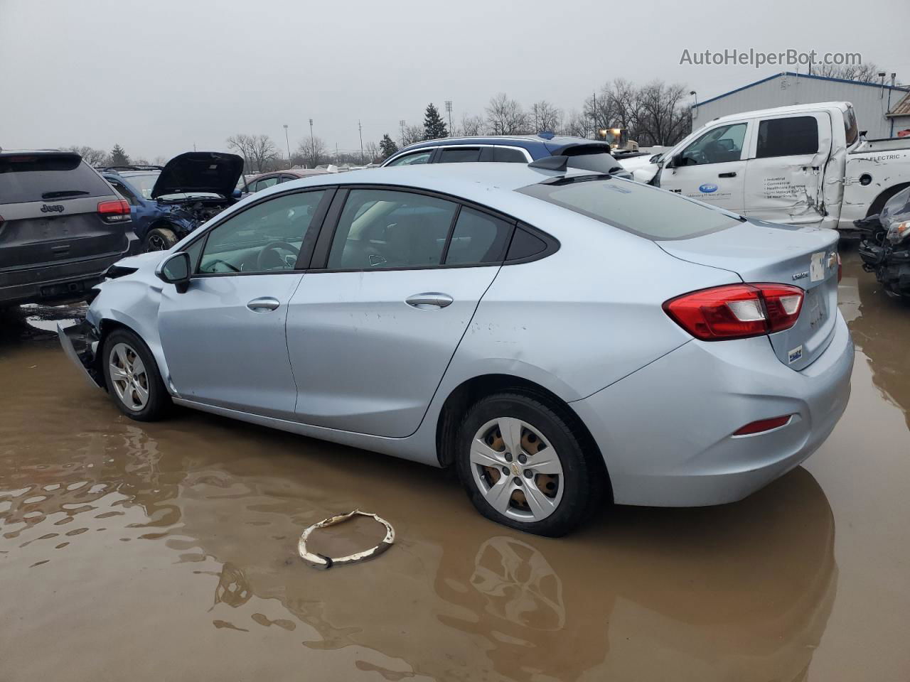 2018 Chevrolet Cruze Ls Blue vin: 1G1BC5SM7J7135801