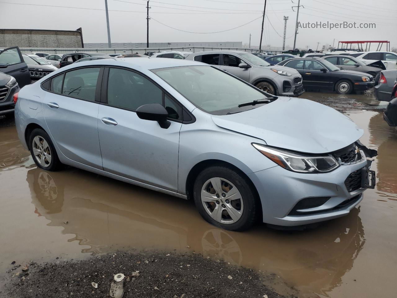 2018 Chevrolet Cruze Ls Blue vin: 1G1BC5SM7J7135801