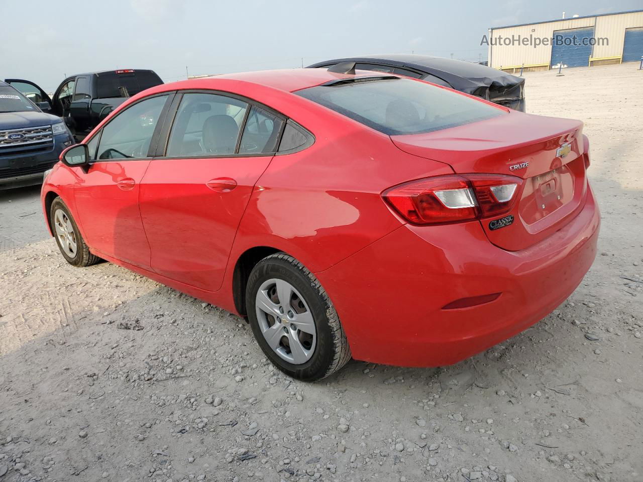 2018 Chevrolet Cruze Ls Red vin: 1G1BC5SM7J7167437