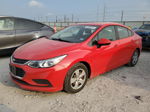 2018 Chevrolet Cruze Ls Red vin: 1G1BC5SM7J7167437