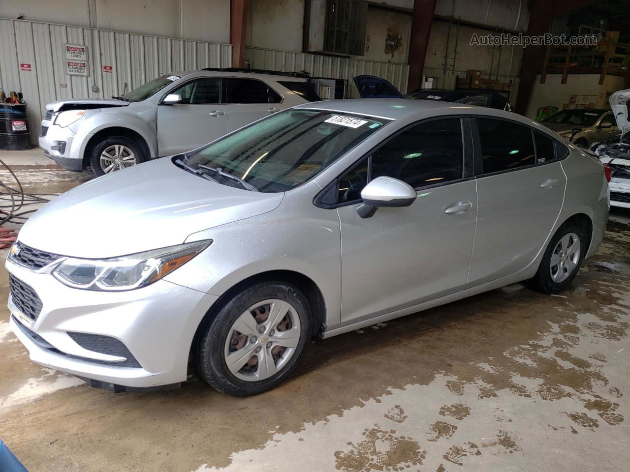 2016 Chevrolet Cruze Ls Silver vin: 1G1BC5SM8G7268768