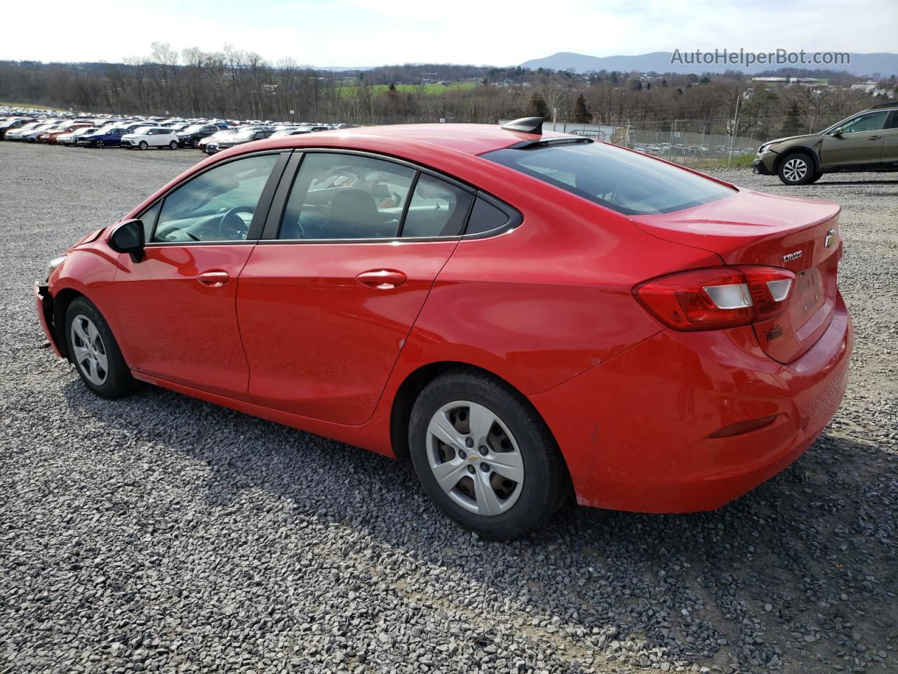 2017 Chevrolet Cruze Ls Red vin: 1G1BC5SM8H7128351