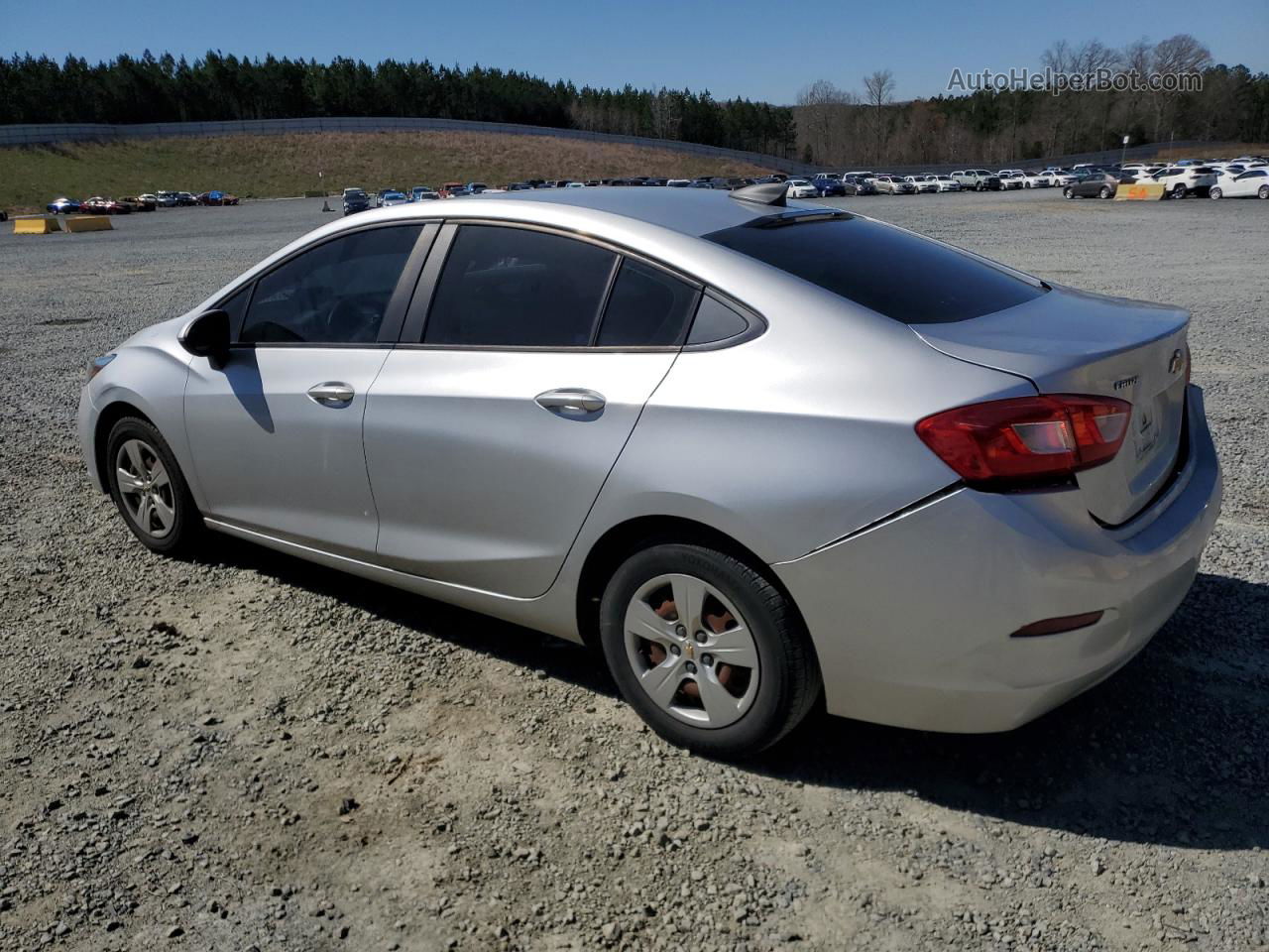 2017 Chevrolet Cruze Ls Silver vin: 1G1BC5SM8H7132903