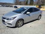 2017 Chevrolet Cruze Ls Silver vin: 1G1BC5SM8H7132903