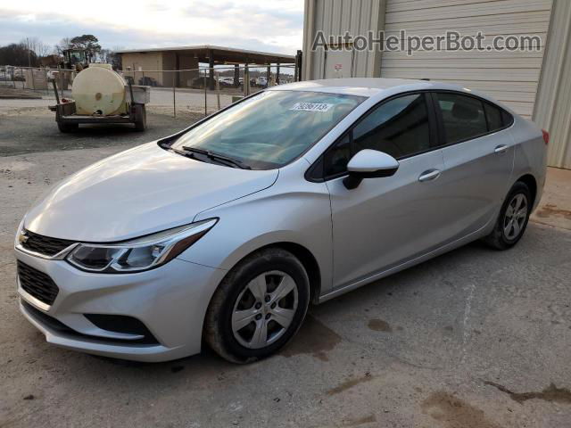 2017 Chevrolet Cruze Ls Silver vin: 1G1BC5SM8H7150950