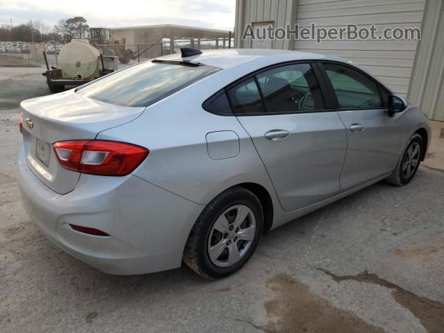 2017 Chevrolet Cruze Ls Silver vin: 1G1BC5SM8H7150950