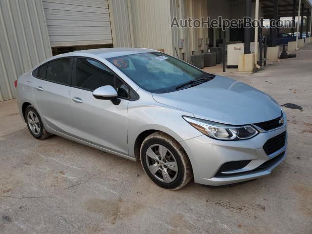 2017 Chevrolet Cruze Ls Silver vin: 1G1BC5SM8H7150950