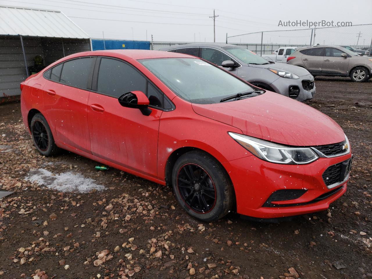 2017 Chevrolet Cruze Ls Red vin: 1G1BC5SM8H7217644