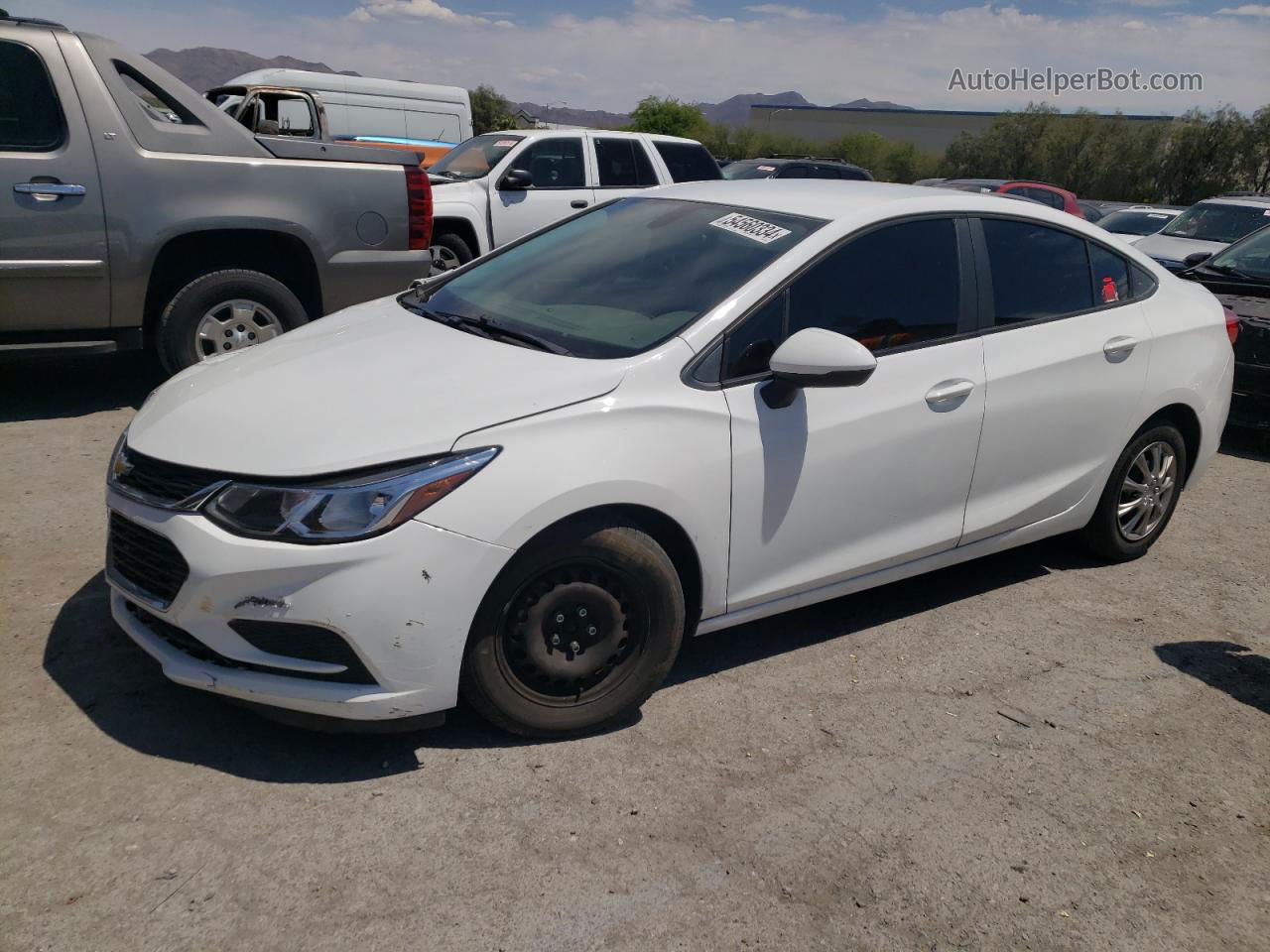 2017 Chevrolet Cruze Ls White vin: 1G1BC5SM8H7218695