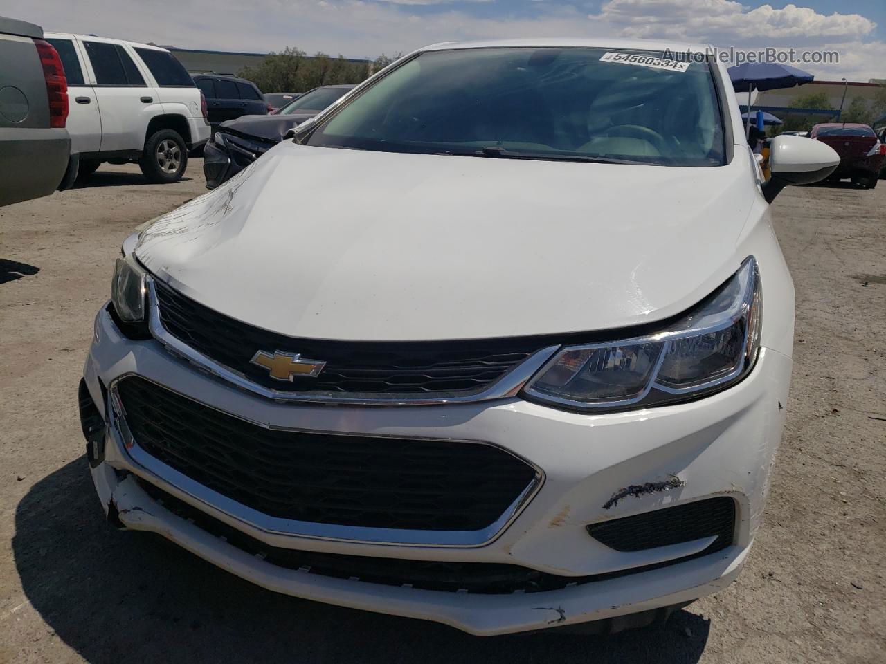 2017 Chevrolet Cruze Ls White vin: 1G1BC5SM8H7218695