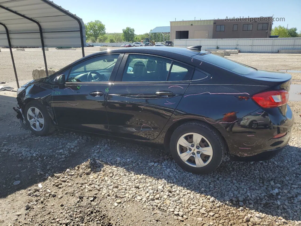 2018 Chevrolet Cruze Ls Black vin: 1G1BC5SM8J7106534