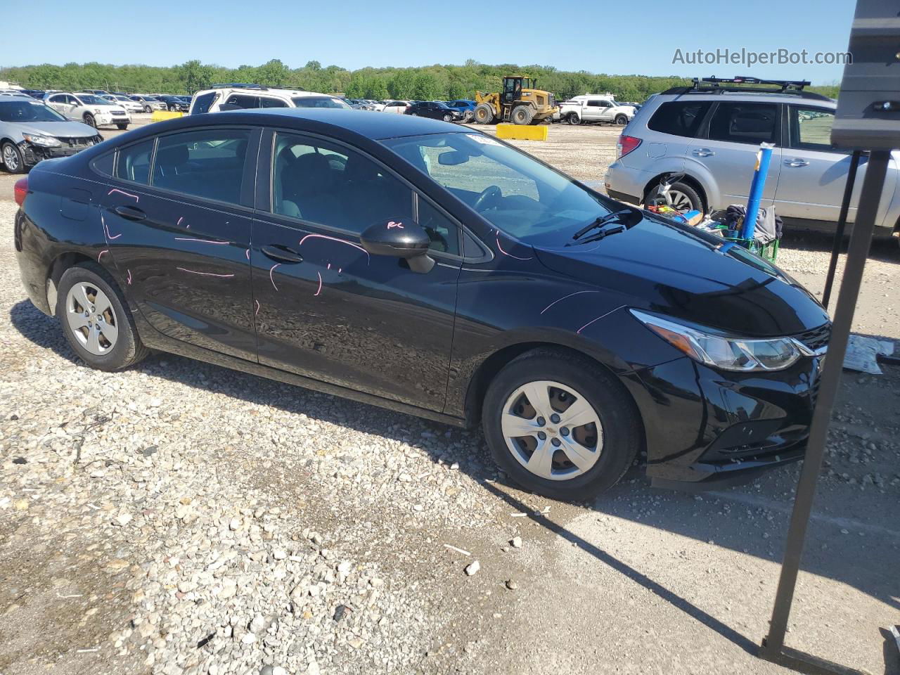 2018 Chevrolet Cruze Ls Black vin: 1G1BC5SM8J7106534