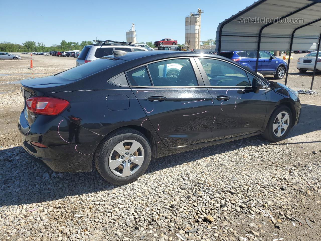 2018 Chevrolet Cruze Ls Черный vin: 1G1BC5SM8J7106534