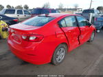 2018 Chevrolet Cruze Ls Auto Red vin: 1G1BC5SM8J7139713