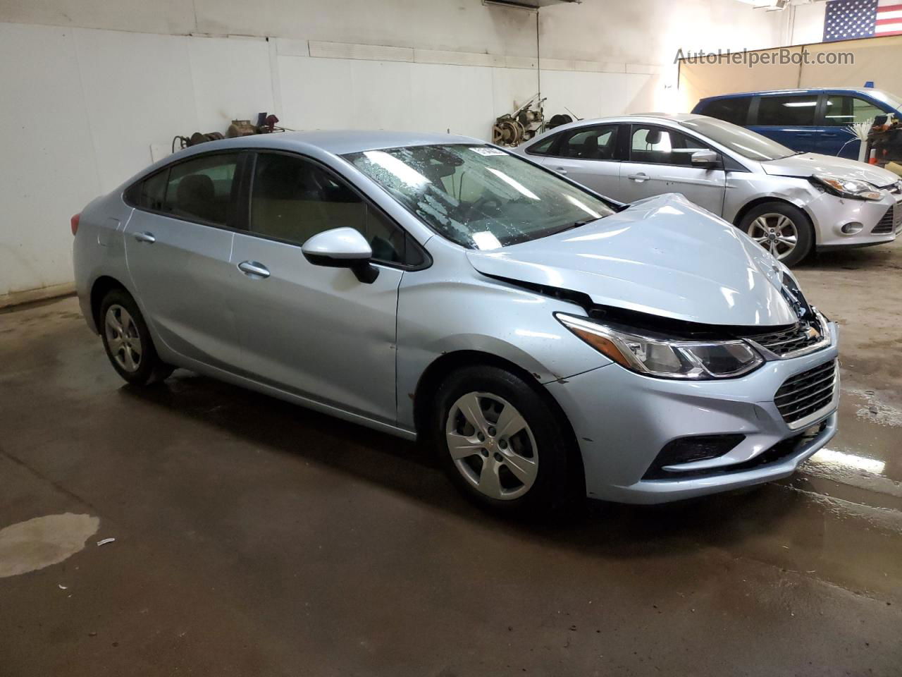 2018 Chevrolet Cruze Ls Blue vin: 1G1BC5SM8J7215088