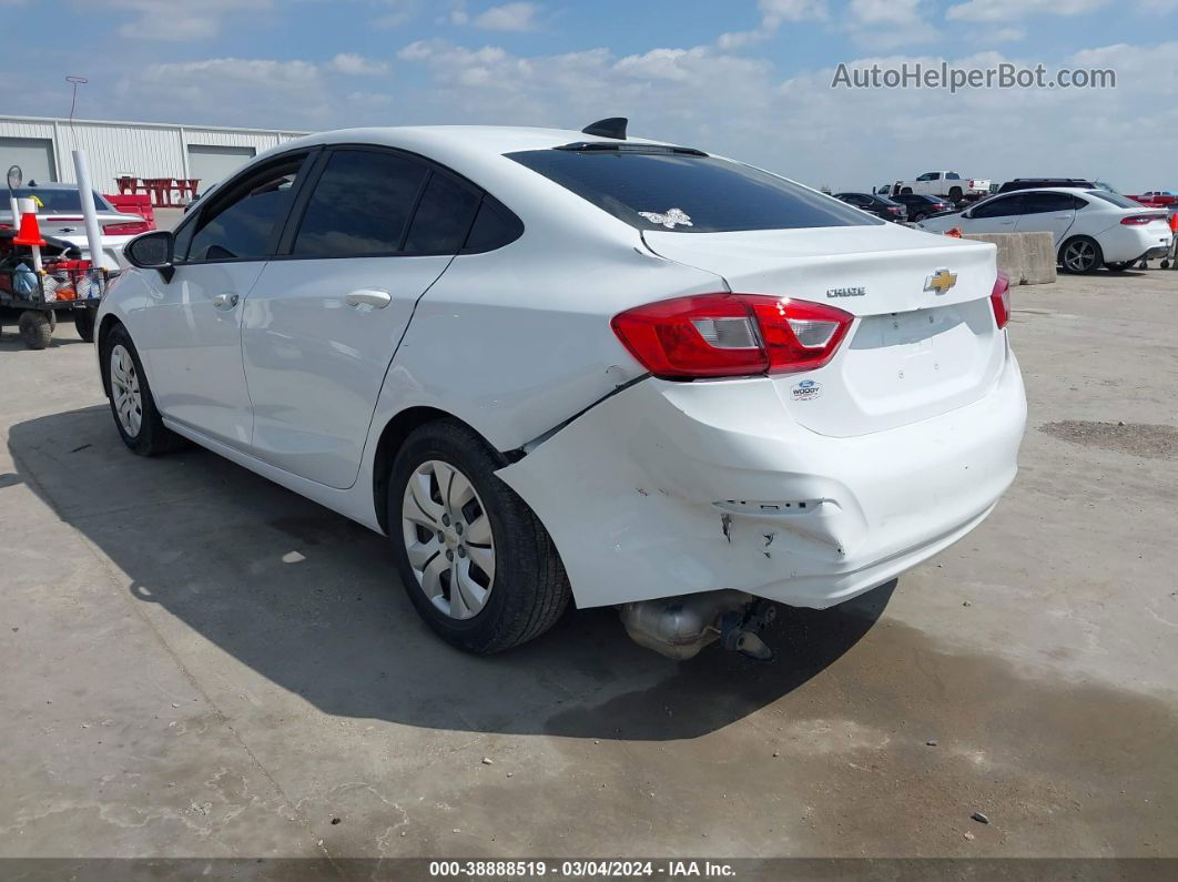 2018 Chevrolet Cruze Ls Auto White vin: 1G1BC5SM8J7243909