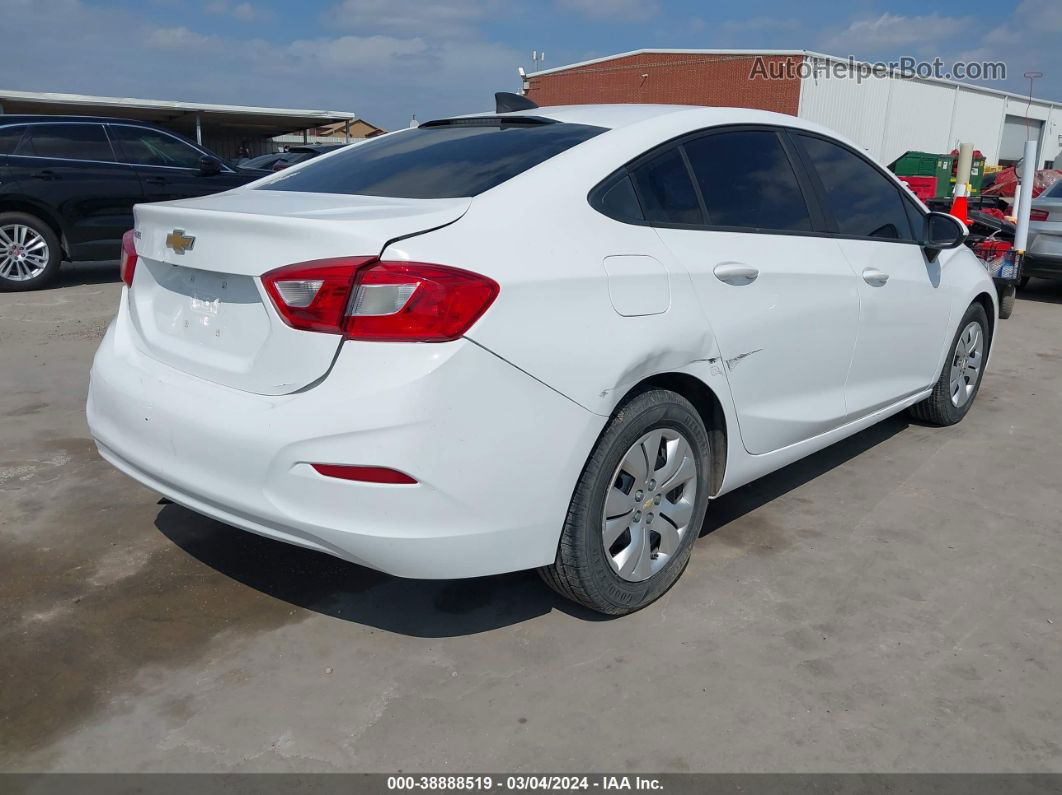 2018 Chevrolet Cruze Ls Auto White vin: 1G1BC5SM8J7243909