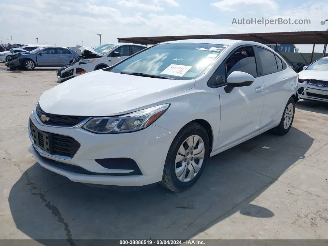 2018 Chevrolet Cruze Ls Auto White vin: 1G1BC5SM8J7243909