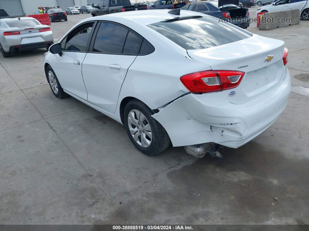 2018 Chevrolet Cruze Ls Auto White vin: 1G1BC5SM8J7243909