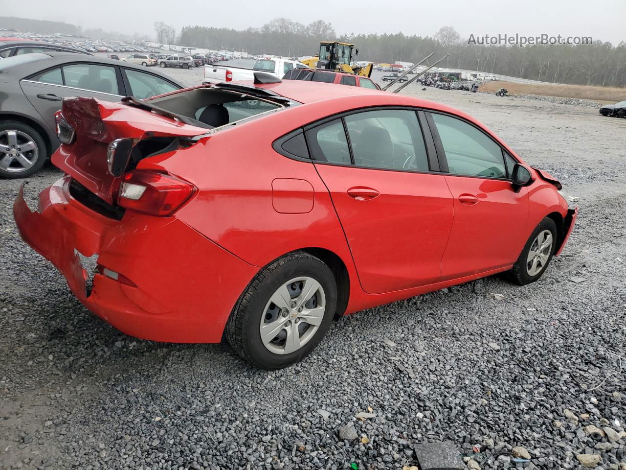 2018 Chevrolet Cruze Ls Red vin: 1G1BC5SM8J7248088