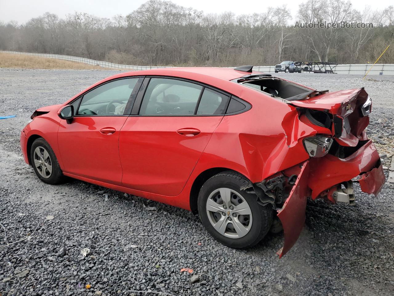 2018 Chevrolet Cruze Ls Red vin: 1G1BC5SM8J7248088