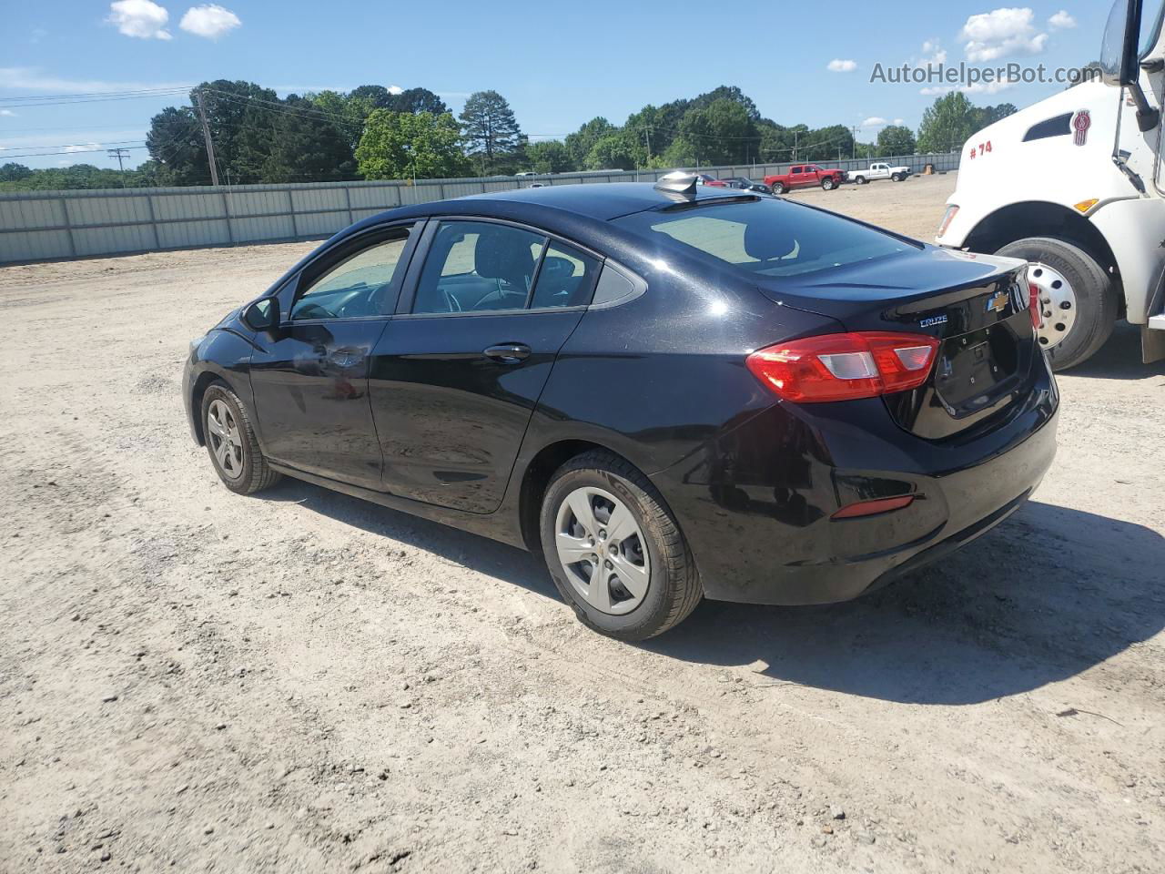 2016 Chevrolet Cruze Ls Black vin: 1G1BC5SM9G7245015