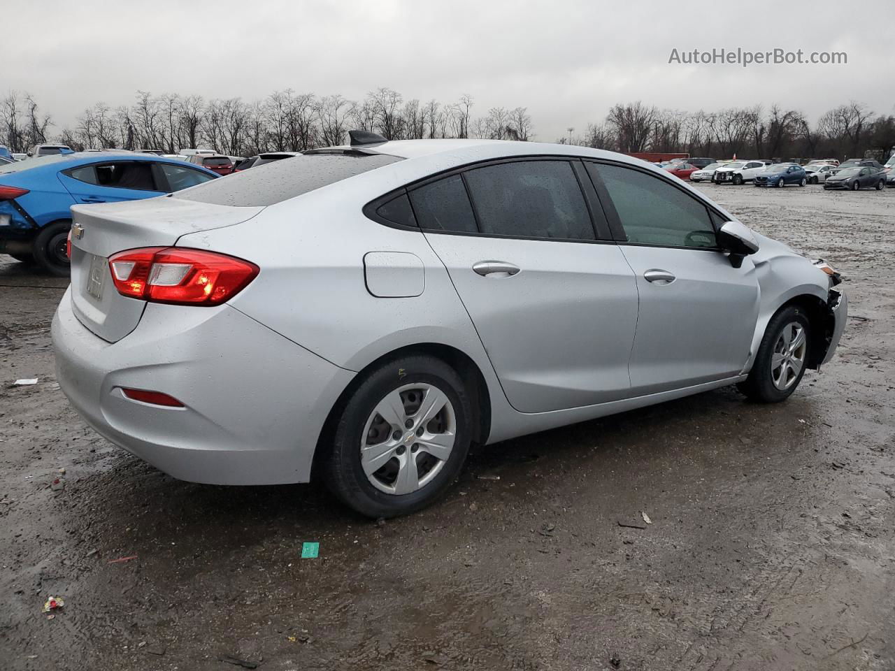 2016 Chevrolet Cruze Ls Silver vin: 1G1BC5SM9G7279049