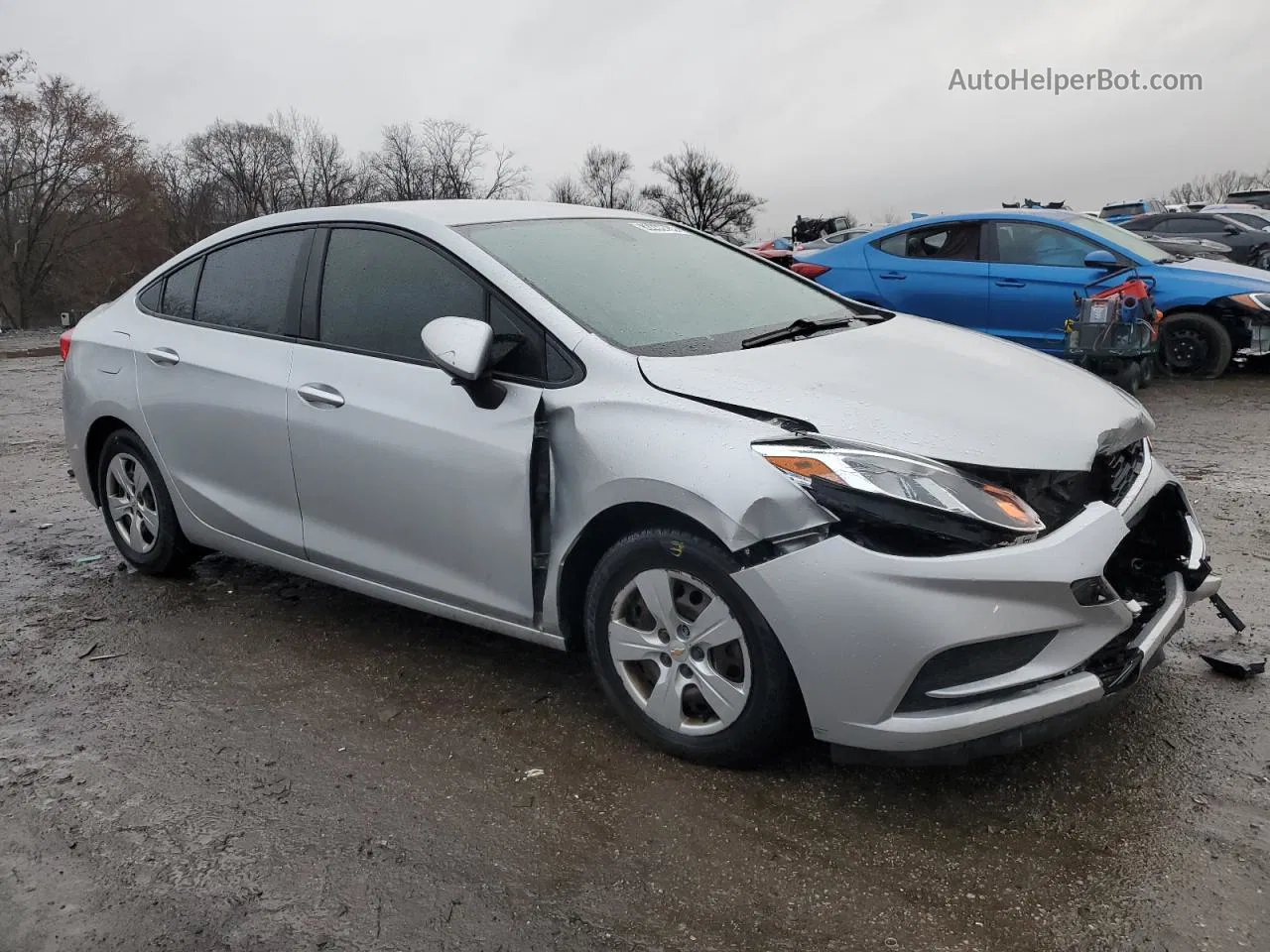 2016 Chevrolet Cruze Ls Silver vin: 1G1BC5SM9G7279049