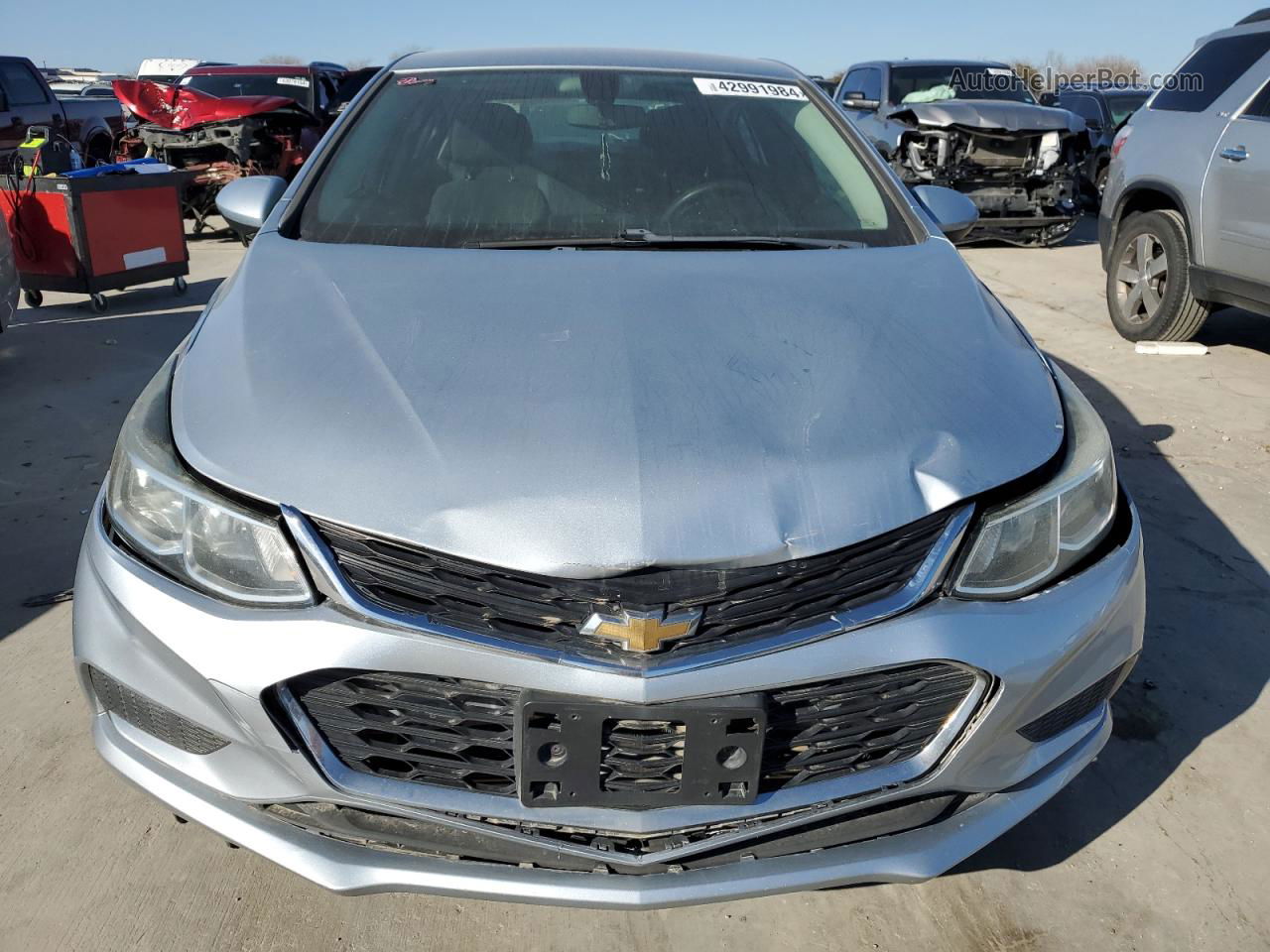 2017 Chevrolet Cruze Ls Silver vin: 1G1BC5SM9H7147264