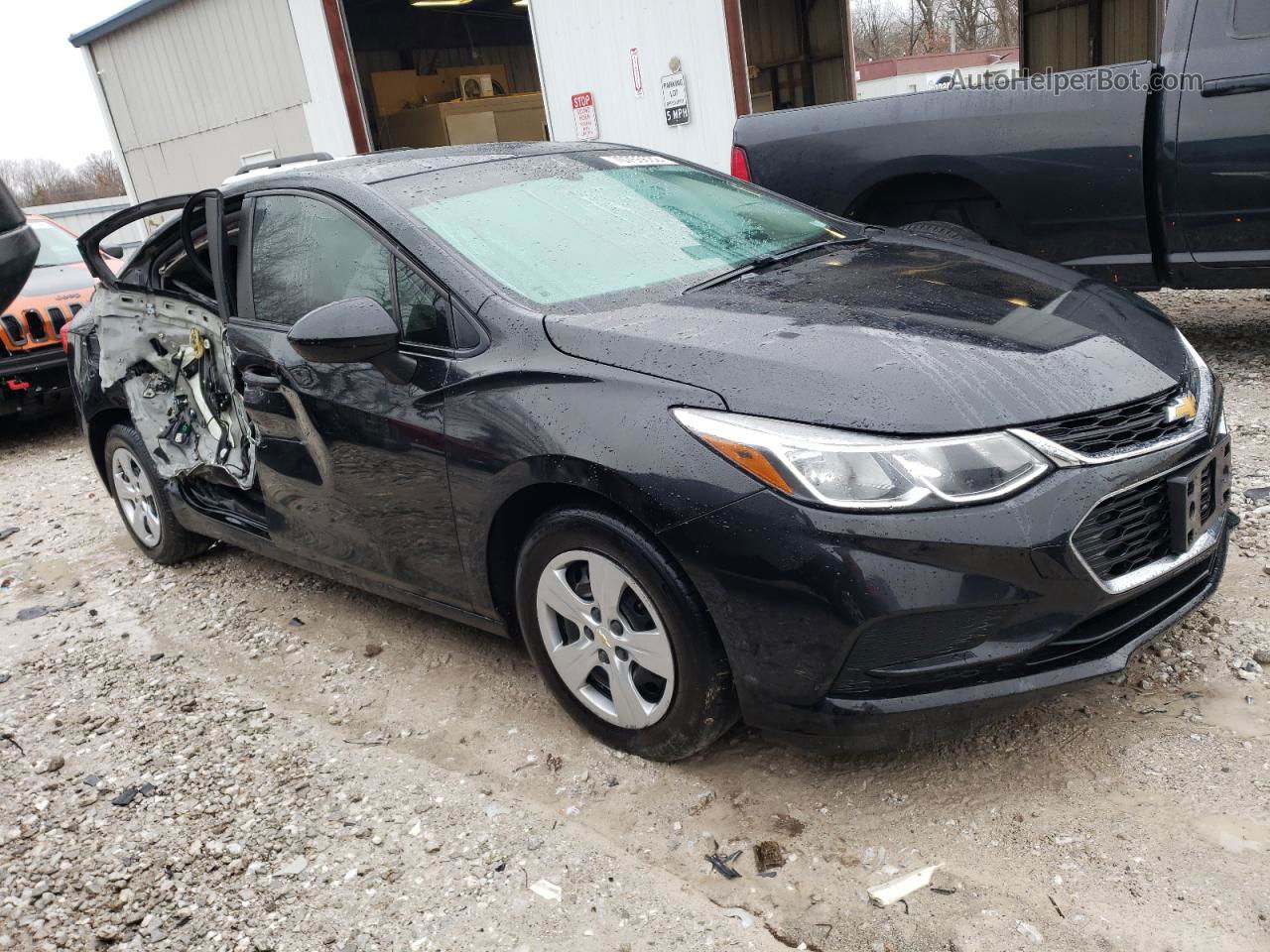 2017 Chevrolet Cruze Ls Black vin: 1G1BC5SM9H7179163