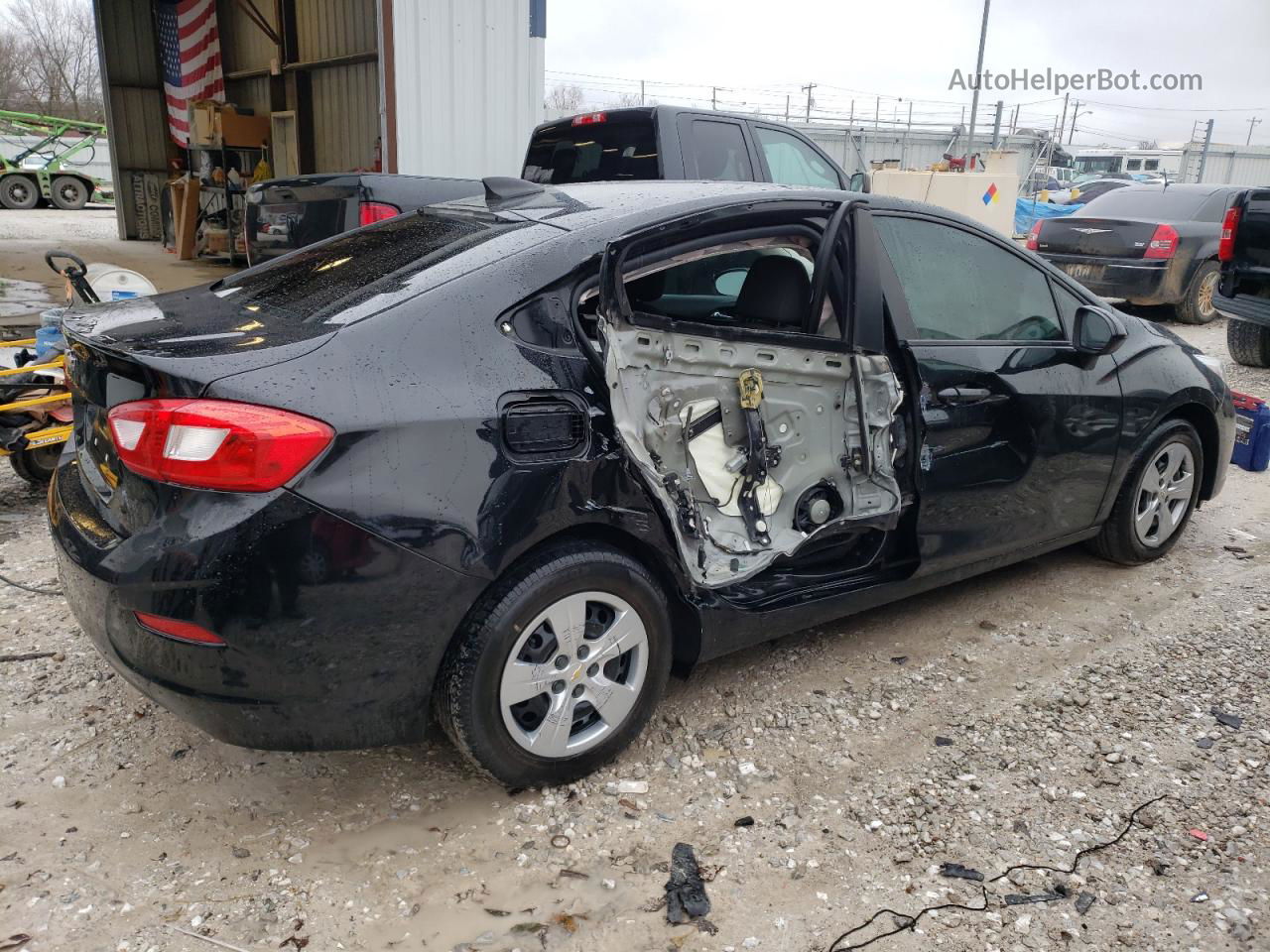 2017 Chevrolet Cruze Ls Black vin: 1G1BC5SM9H7179163