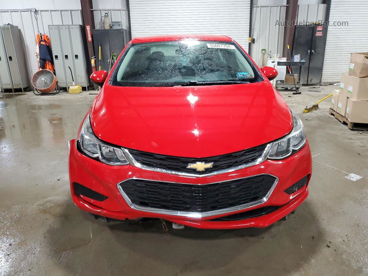 2017 Chevrolet Cruze Ls Red vin: 1G1BC5SM9H7201128