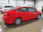 2017 Chevrolet Cruze Ls Red vin: 1G1BC5SM9H7201128