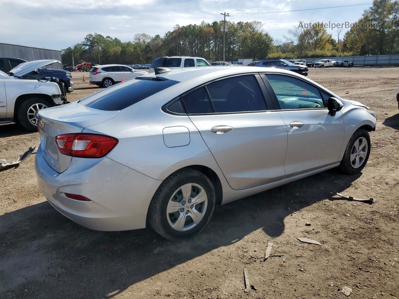 2017 Chevrolet Cruze Ls Gray vin: 1G1BC5SM9H7226093