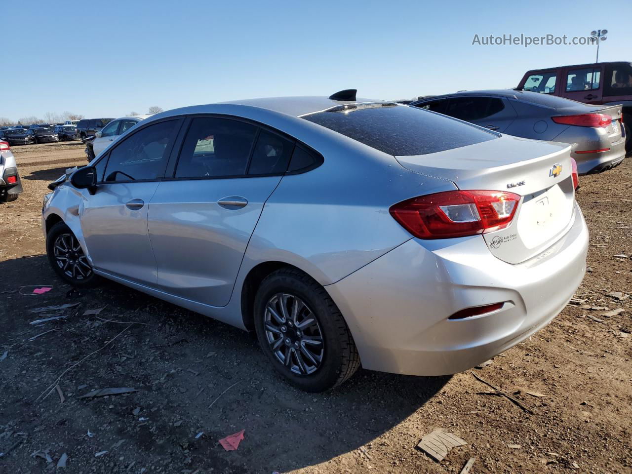 2017 Chevrolet Cruze Ls Silver vin: 1G1BC5SM9H7263452