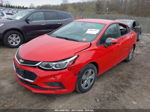 2018 Chevrolet Cruze Ls Auto Red vin: 1G1BC5SM9J7142930