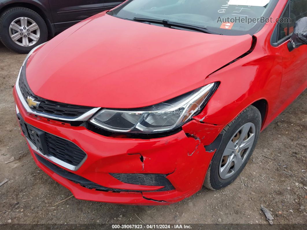 2018 Chevrolet Cruze Ls Auto Red vin: 1G1BC5SM9J7142930