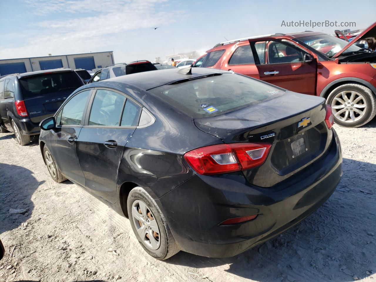 2018 Chevrolet Cruze Ls Black vin: 1G1BC5SM9J7187849