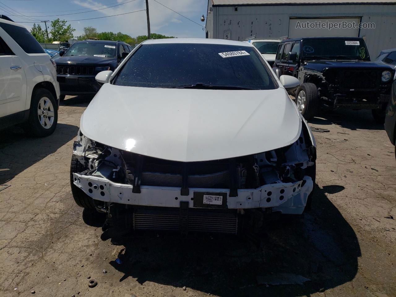 2018 Chevrolet Cruze Ls White vin: 1G1BC5SM9J7194316