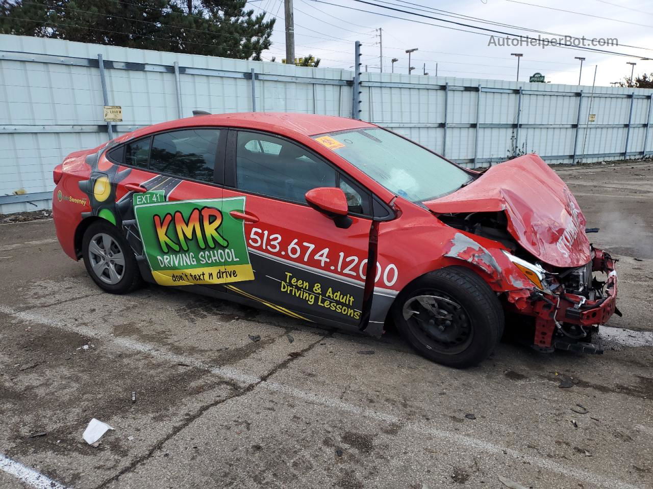 2018 Chevrolet Cruze Ls Red vin: 1G1BC5SM9J7210174