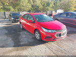 2018 Chevrolet Cruze Ls Auto Red vin: 1G1BC5SM9J7247371